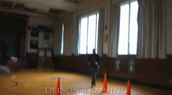 球员全神贯注，双脚如同灵巧的织布梭子，在皮球两侧极速且富有节奏地来回拨动，仿佛在编织一张密不透风的控球网。