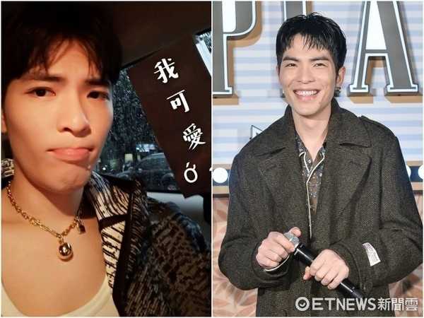 在場邊休息的蕭敬騰，身上穿著簡單的黑色T恤，手裡拿著水瓶。他額頭上的汗水在燈光下閃閃發亮，臉上掛著滿足而疲憊的笑容，這是最真實、最纯粹的快樂寫照。