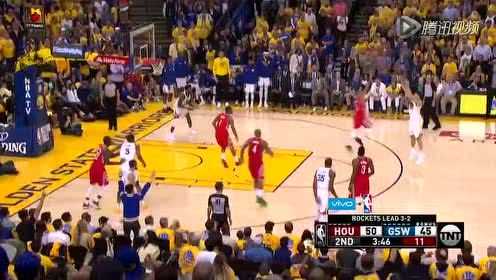 西决G6勇士115-86火箭:克莱9记三分导演29分大逆转 西决G6勇士115-86火箭:克莱9记三分导演29分大逆转