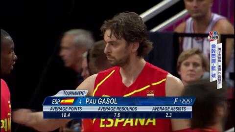 美国107-100西班牙，梦十卫冕男篮奥运金牌